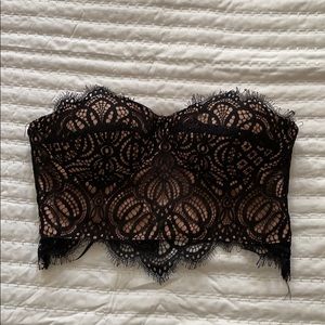 Bustier crop top (looks cute with pencil skirt!)